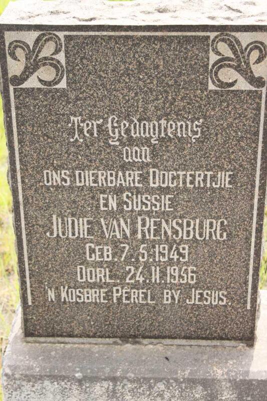 RENSBURG Judie, van 1949-1956