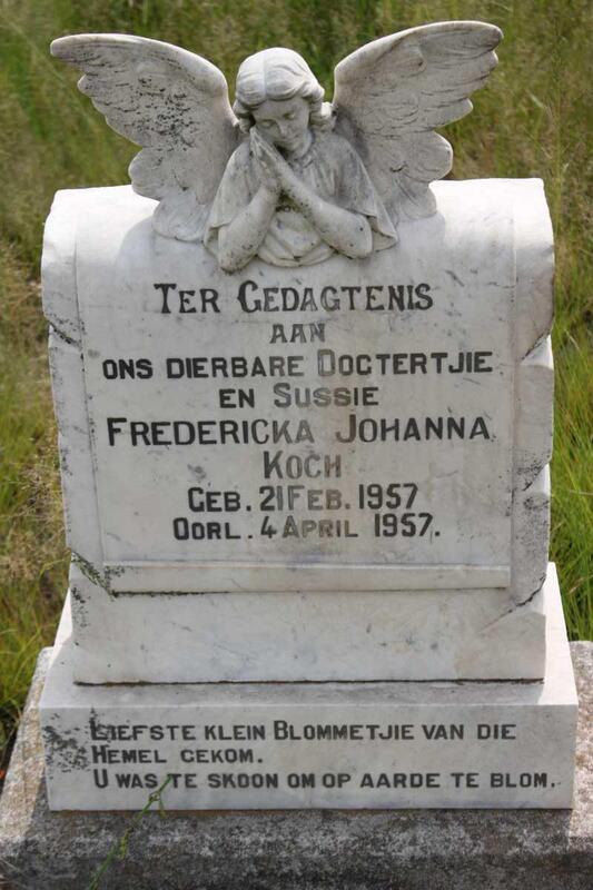 KOCH Fredericka Johanna 1957-1957
