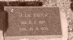 BEER J., de 1934-1935
