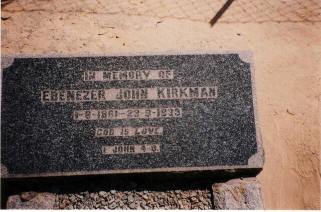 KIRKMAN Ebenezer John 1861-1933