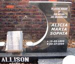 ALLISON Peter Hendry 1898-1973 & Alicia Maria Sophia 1899-1999