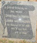 RENSBURG Christina Catharina, Janse van nee BARNARD 1886-1944
