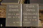 KUNZ Willem Hendrik 1890-1970 & Maria Sophia Magdalena 1896-1965