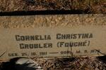 GROBLER Cornelia Christina nee FOUCHÉ 1911-1976