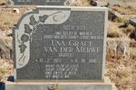 MERWE Una Grace, van der nee KRIEL 1927-1986