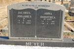 MEYER Jacobus Johannes P. 1928-2004 & Anna Dorothea DE JAGER 1931-1975