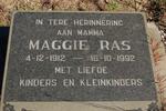 RAS Maggie 1912-1992