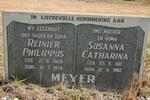 MEYER Reinier Philippus 1909-1978 & Susanna Catharina 1911-1982