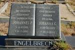 ENGELBRECHT Johannes P. 1918-1980 & Johanna C. 1925-2002