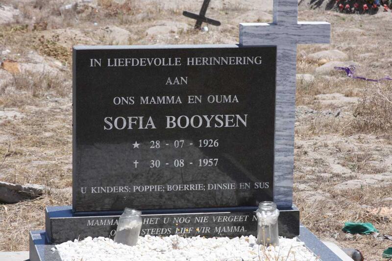 BOOYSEN Sofia 1926-1957
