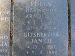 RUBEN Hermanus Arnoldus 1913-1995 & Gijsbertha Jansie 1917-1998