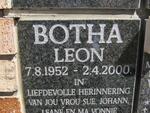 BOTHA Leon 1952-2000