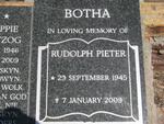 BOTHA Rudolph Pieter 1945-2009