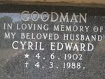 GOODMAN Cyril Edward 1902-1988