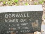BOSWALL Agnes 1907-1981