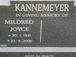 KANNEMEYER Mildred Joyce 1941-2006