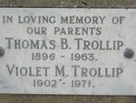 TROLLIP Thomas B. 1896-1963 & Violet M. 1902-1971