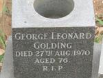 GOLDING George Leonard -1970 
