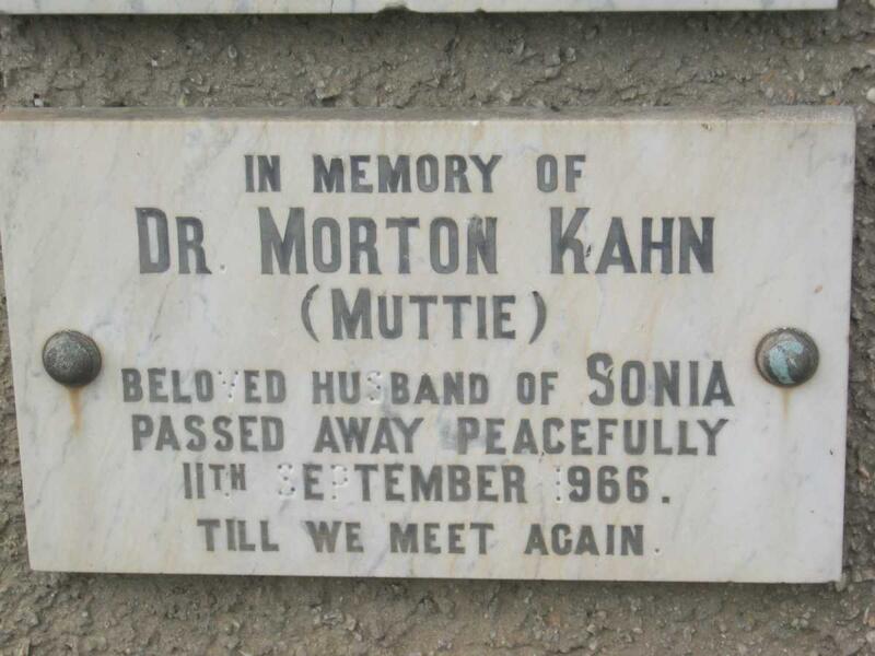 KAHN Morton -1966