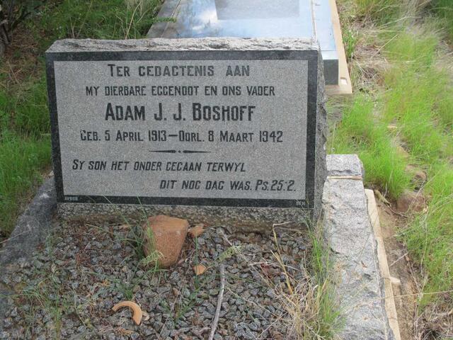 BOSHOFF Adam J.J. 1913-1942