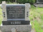 LUBBE Johanna Hulgonda nee GELDENHUYS 1887-1946
