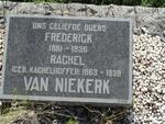 NIEKERK Frederick, van 1861-1936 & Rachel KACHELHOFFER 1863-1938