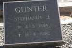 GUNTER Stephanus J. 1884-1926