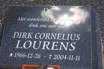 LOURENS Dirk Cornelius 1966-2004