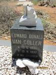 COLLER Edward Donald, van 1936-1937