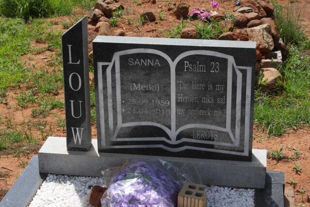 LOUW Sanna 1959-2010