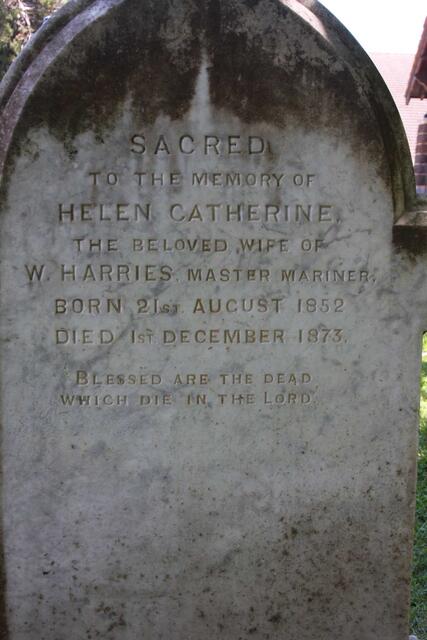 HARRIES Helen Catherine 1852-1873