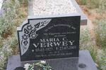 VERWEY Maria C. 1927-2005