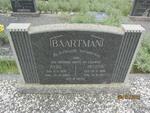 BAARTMAN Bybs 1890-1965 & Hester 1888-1957