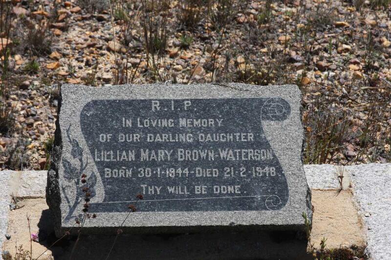 WATERSON Lillian Mary, Brown 1944-1948