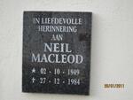 MACLEOD Neil 1949-1984