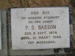 BASSON P.D. 1874-1940