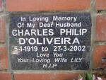 D'OLIVEIRA Charles Philip 1919-2002