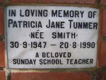 TUNMER Patricia Jane nee SMITH 1947-1990