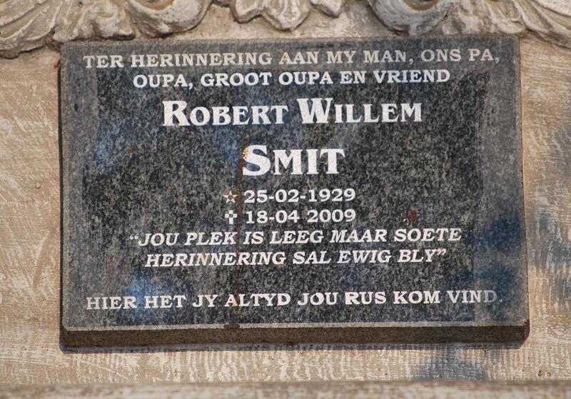 SMIT Robert Willem 1929-2009