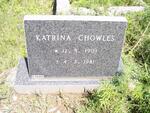 CHOWLES Katrina 1901-1981
