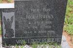 LOGGERENBERG Robertina, van 1931-1936