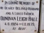 HALL Donavan Leigh 1924-1979