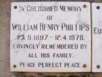 PHILLIPS William Henry 1897-1978