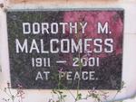 MALCOMESS Dorothy M. 1911-2001