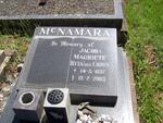 McNAMARA Jacoba Magriete nee CROUS 1937-2003