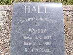 HALL Wynoom 1899-1980