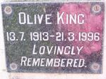 KING Olive 1913-1996