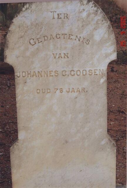 GOOSEN Johannes C.