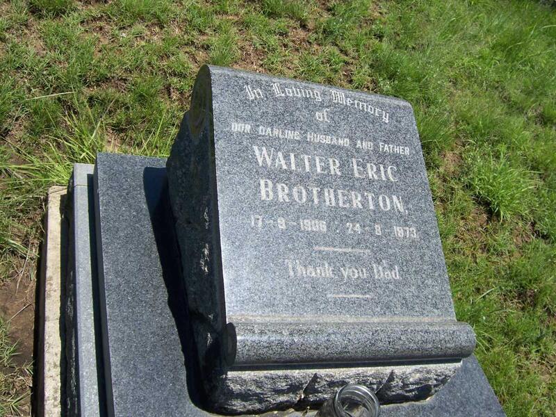 BROTHERTON Walter Eric 1906-1973