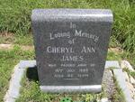 JAMES Cheryl Ann -1989